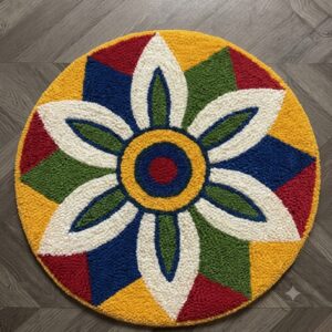 3 Ft Premium Designer Rangoli Mat