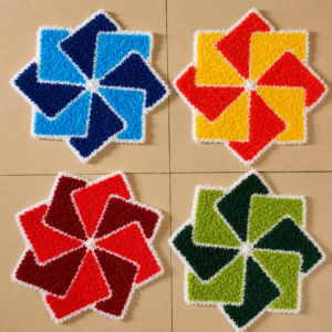 1ft Rangoli Mats