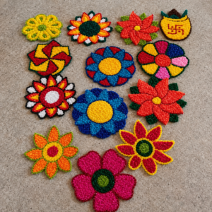 1ft Rangoli Mats