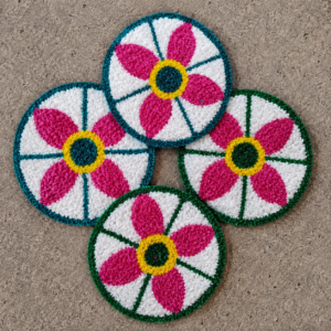 1ft Rangoli Mats