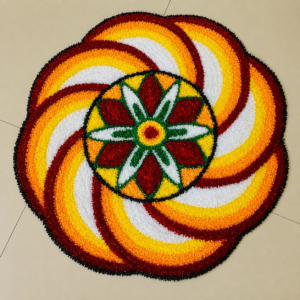 2Ft Rangoli Mat
