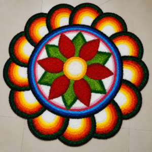 2Ft Rangoli Mat