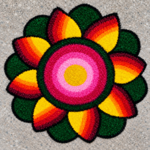 2Ft Rangoli Mat