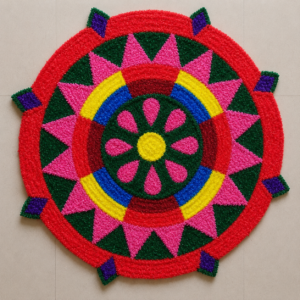 2Ft Rangoli Mats
